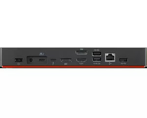 Lenovo docking station view of ports