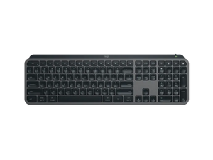 mx keys keyboard top view in color graphite